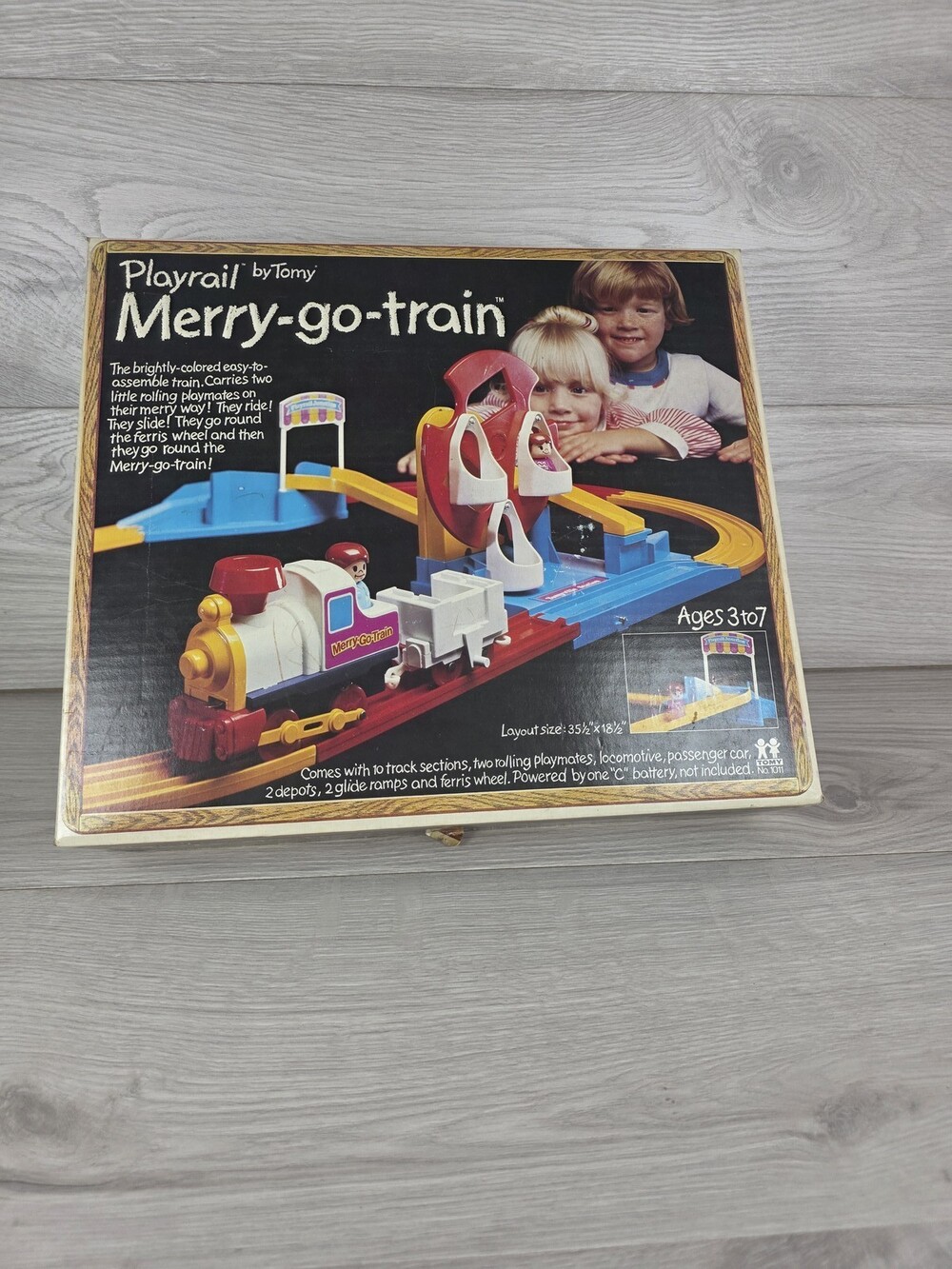 Tomy Playrail Merry-Go-Train No. 1011 Plastic Train Playset SU27